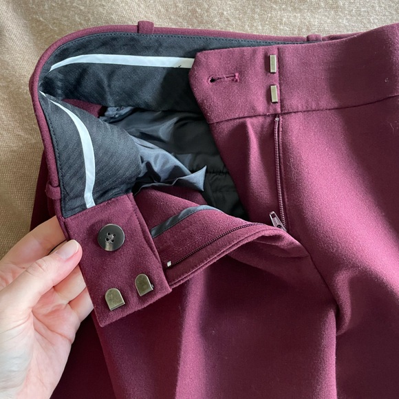 Ann Taylor Burgundy Trousers - Picture 8 of 8